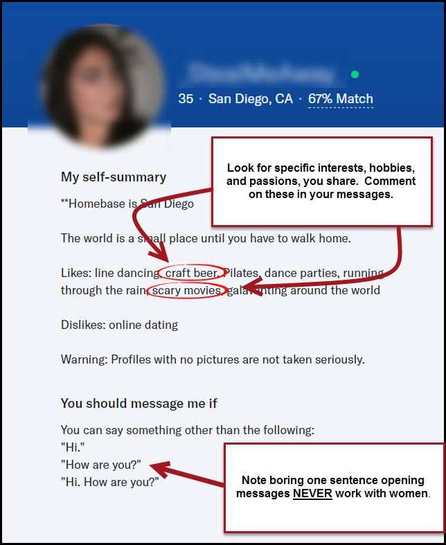 messages that get responses on dating sites